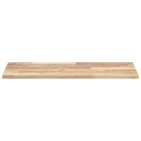 Produktbild för Svävande hyllor 3 st 100x40x2 cm obehandlat massivt akaciaträ