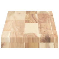 Produktbild för Svävande hyllor 3 st 100x20x4 cm obehandlat massivt akaciaträ