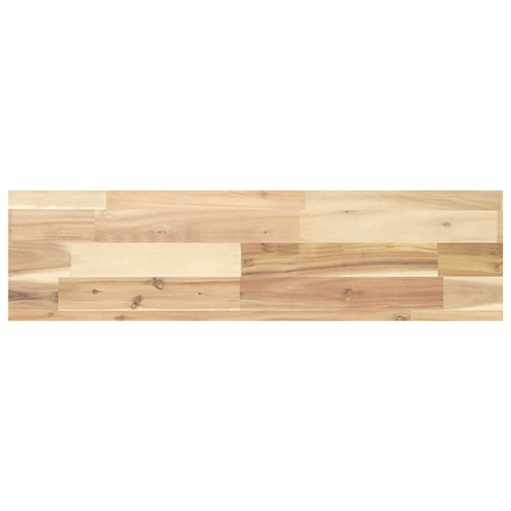 Produktbild för Svävande hyllor 3 st 100x20x4 cm obehandlat massivt akaciaträ