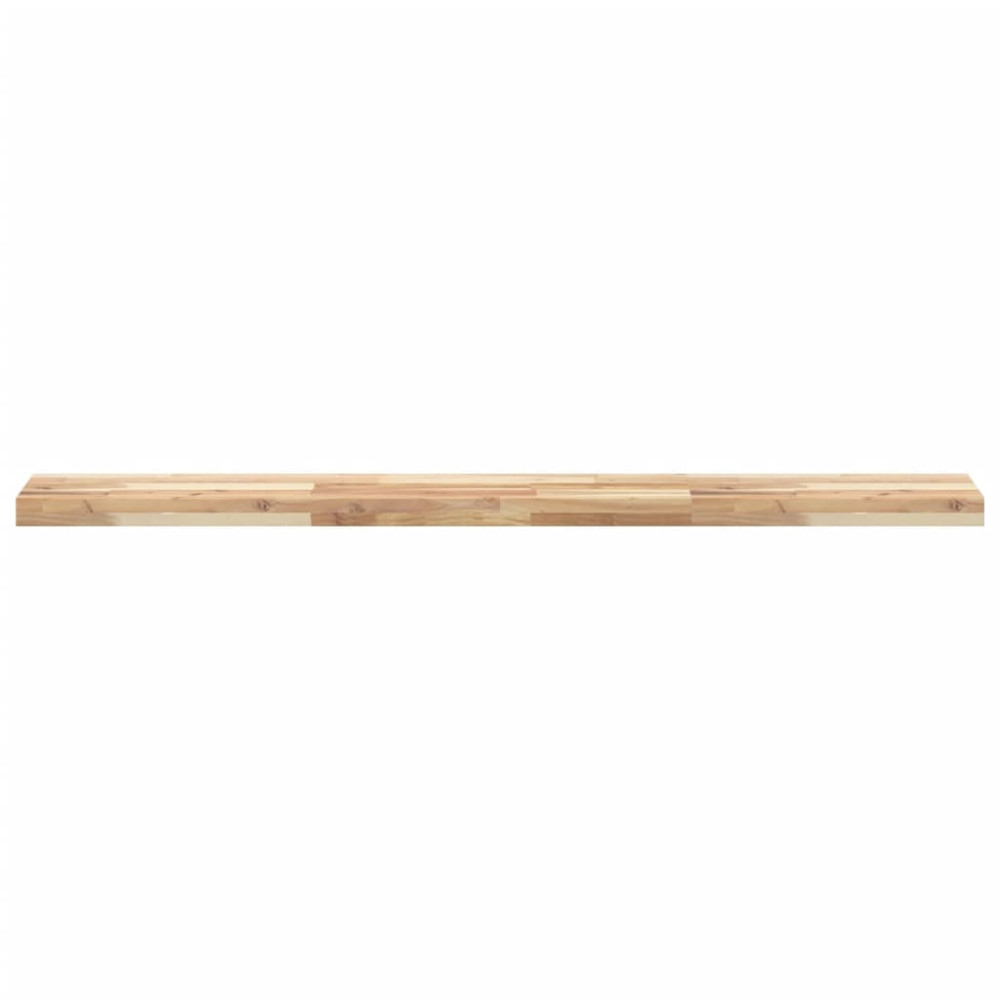 Produktbild för Svävande hyllor 3 st 160x20x4 cm obehandlat massivt akaciaträ