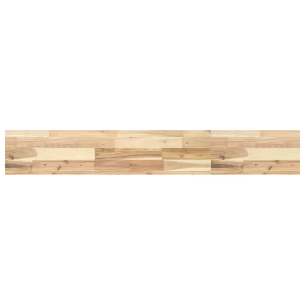 Produktbild för Svävande hyllor 2 st 140x20x4 cm obehandlat massivt akaciaträ