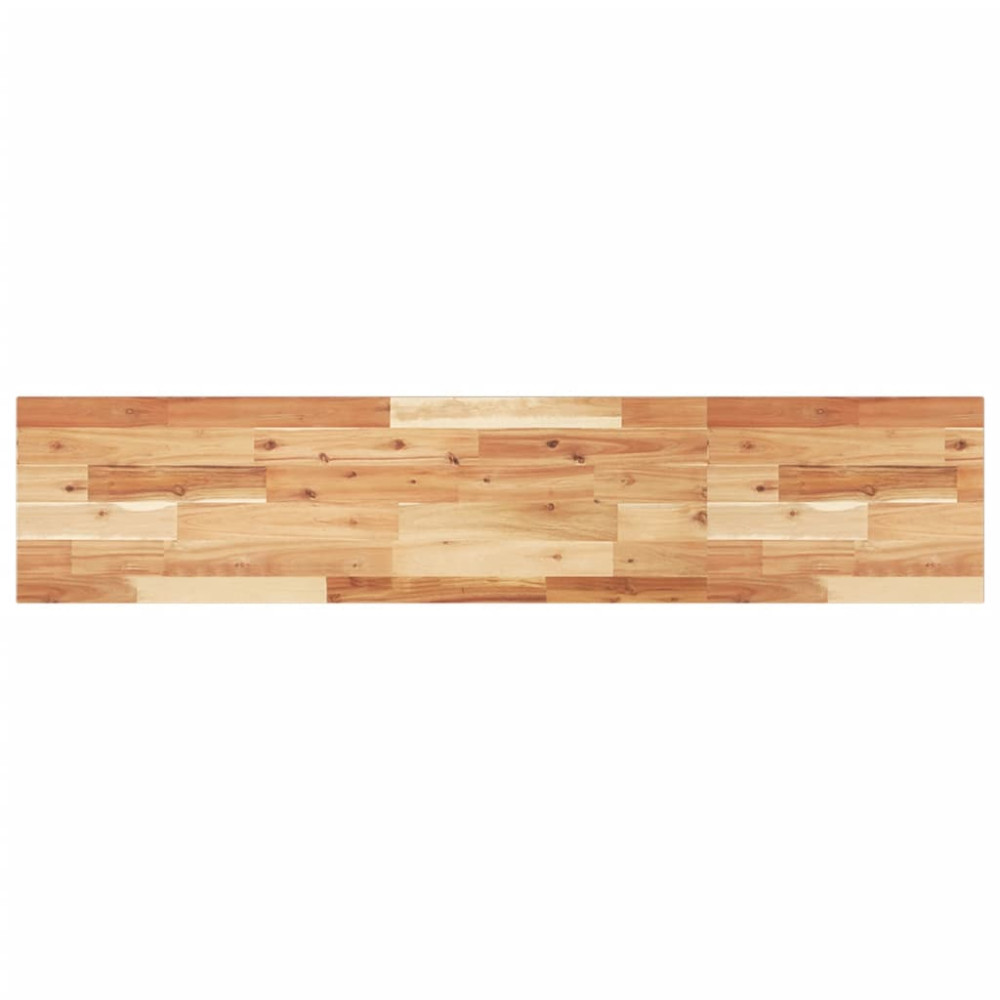 Produktbild för Svävande hyllor 2 st 140x30x2 cm behandlat massivt akaciaträ