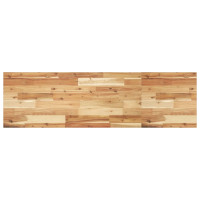 Produktbild för Svävande hyllor 3 st 120x40x2 cm behandlat massivt akaciaträ