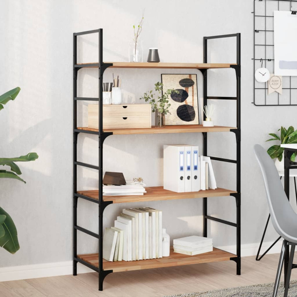 Produktbild för Svävande hyllor 2 st 60x40x2 cm behandlat massivt akaciaträ