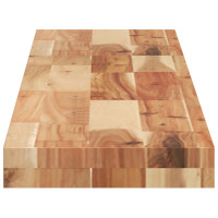 Produktbild för Svävande hyllor 2 st 120x20x4 cm behandlat massivt akaciaträ