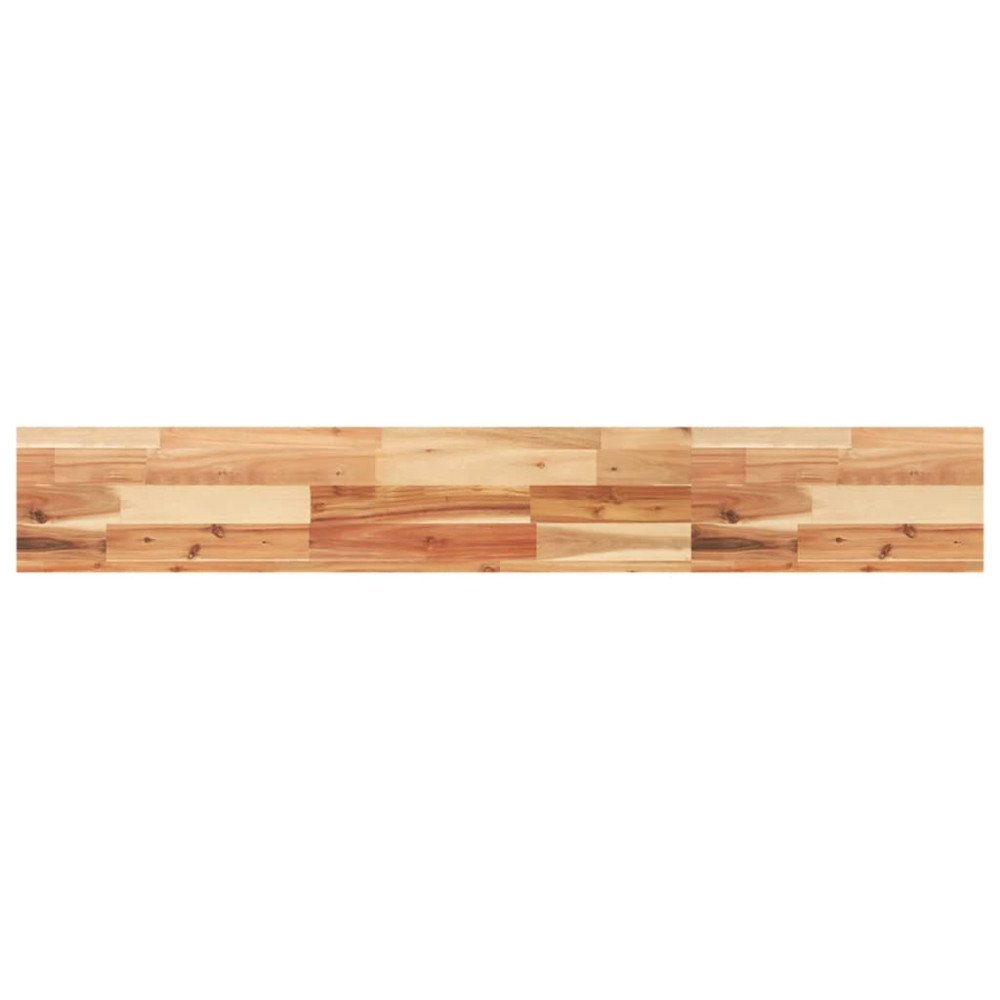 Produktbild för Svävande hyllor 2 st 120x20x4 cm behandlat massivt akaciaträ