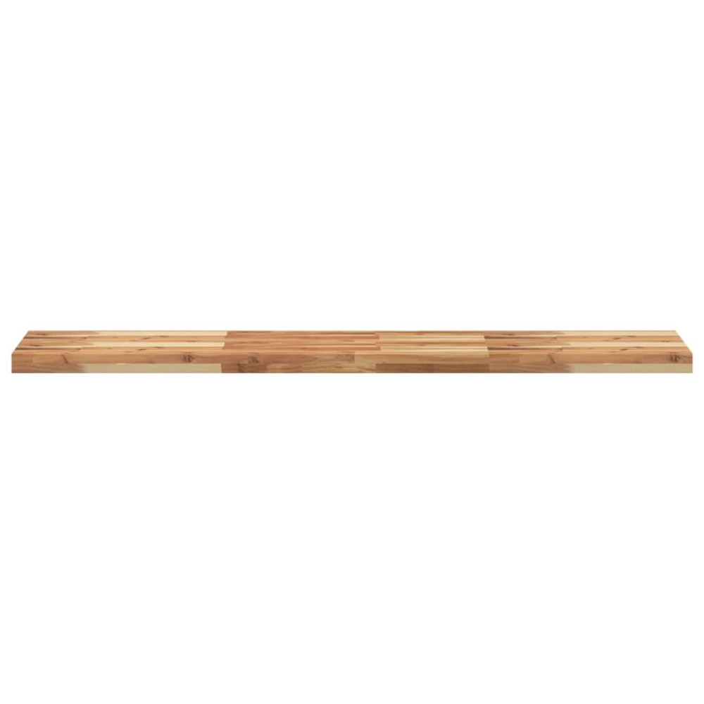 Produktbild för Svävande hyllor 2 st 160x30x4 cm behandlat massivt akaciaträ
