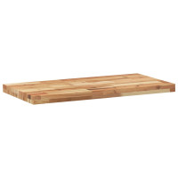 Produktbild för Svävande hyllor 3 st 80x40x4 cm behandlat massivt akaciaträ