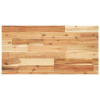 Produktbild för Svävande hyllor 3 st 80x40x4 cm behandlat massivt akaciaträ