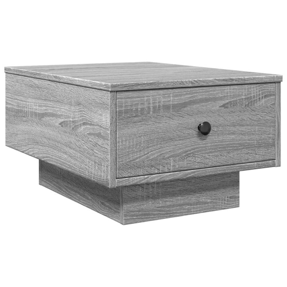 Produktbild för Soffbord grå sonoma 60x45x31 cm konstruerat trä