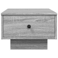 Produktbild för Soffbord grå sonoma 60x45x31 cm konstruerat trä