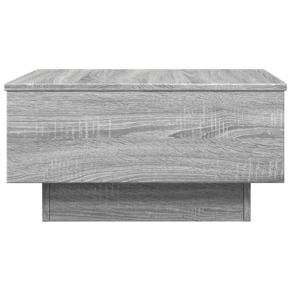 Produktbild för Soffbord grå sonoma 60x45x31 cm konstruerat trä