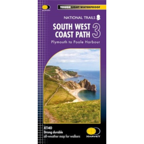 Harvey Map Services Ltd South West Coast Path 3