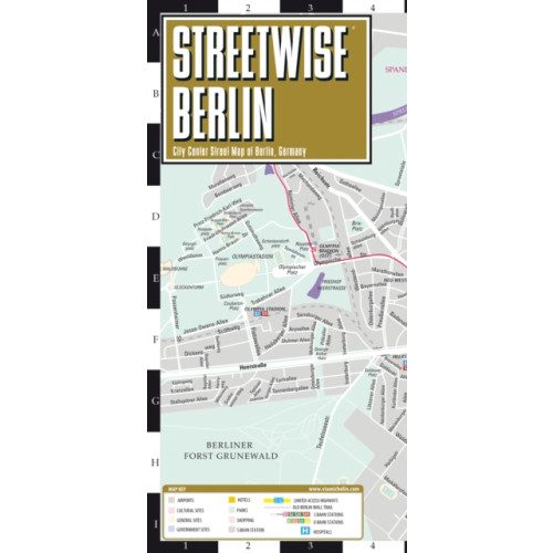 Michelin Editions Des Voyages Streetwise Berlin Map - Laminated City Center Street Map of Berlin, Germany
