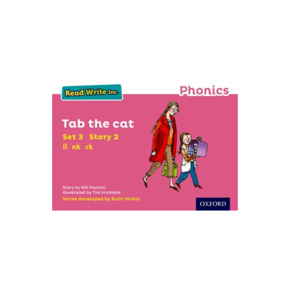 Produktbild för Read Write Inc. Phonics: Tab the Cat (Pink Set 3 Storybook 2) (häftad, eng)