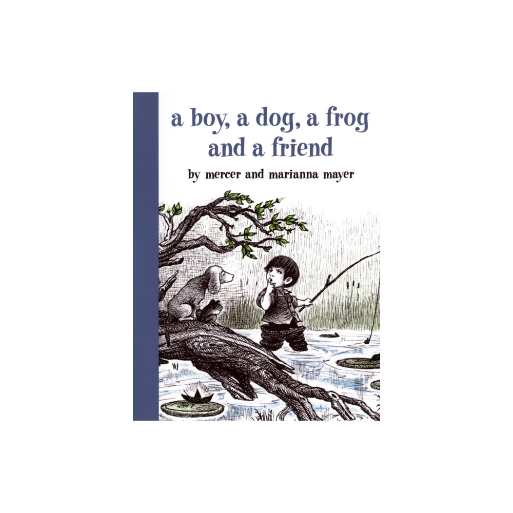 Produktbild för A Boy, a Dog, a Frog, and a Friend (inbunden, eng)