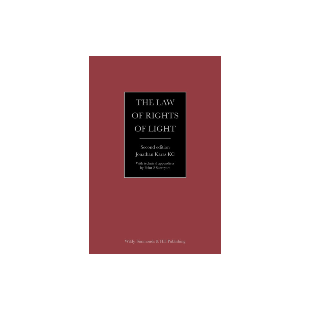 Produktbild för The Law of Rights of Light (inbunden, eng)