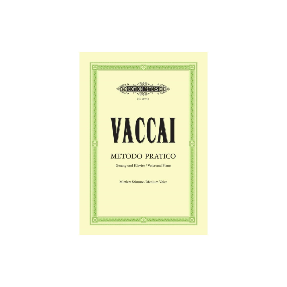 Produktbild för Practical Method (Medium Voice and Piano) (häftad, eng)