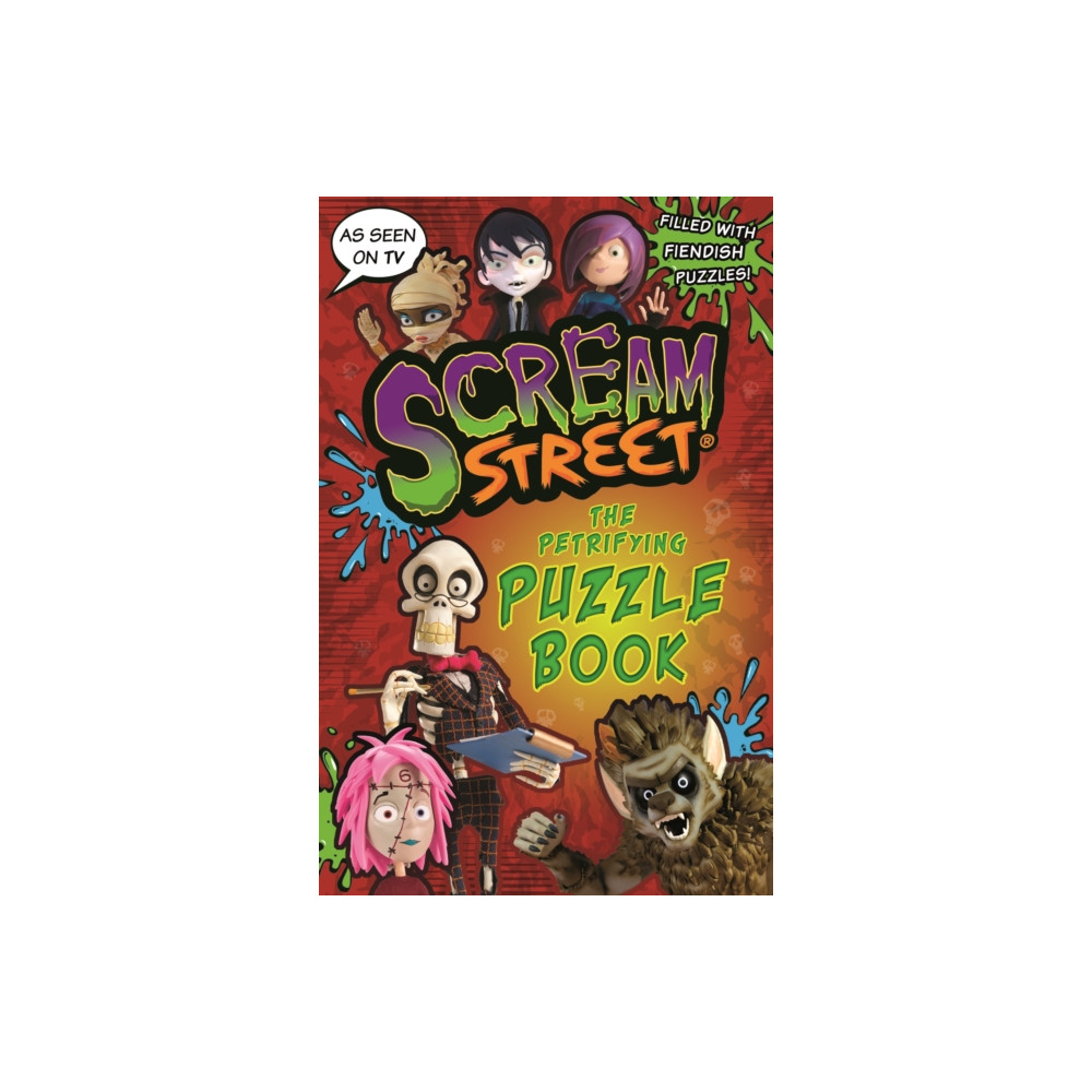 Produktbild för Scream Street: The Petrifying Puzzle Book (häftad, eng)