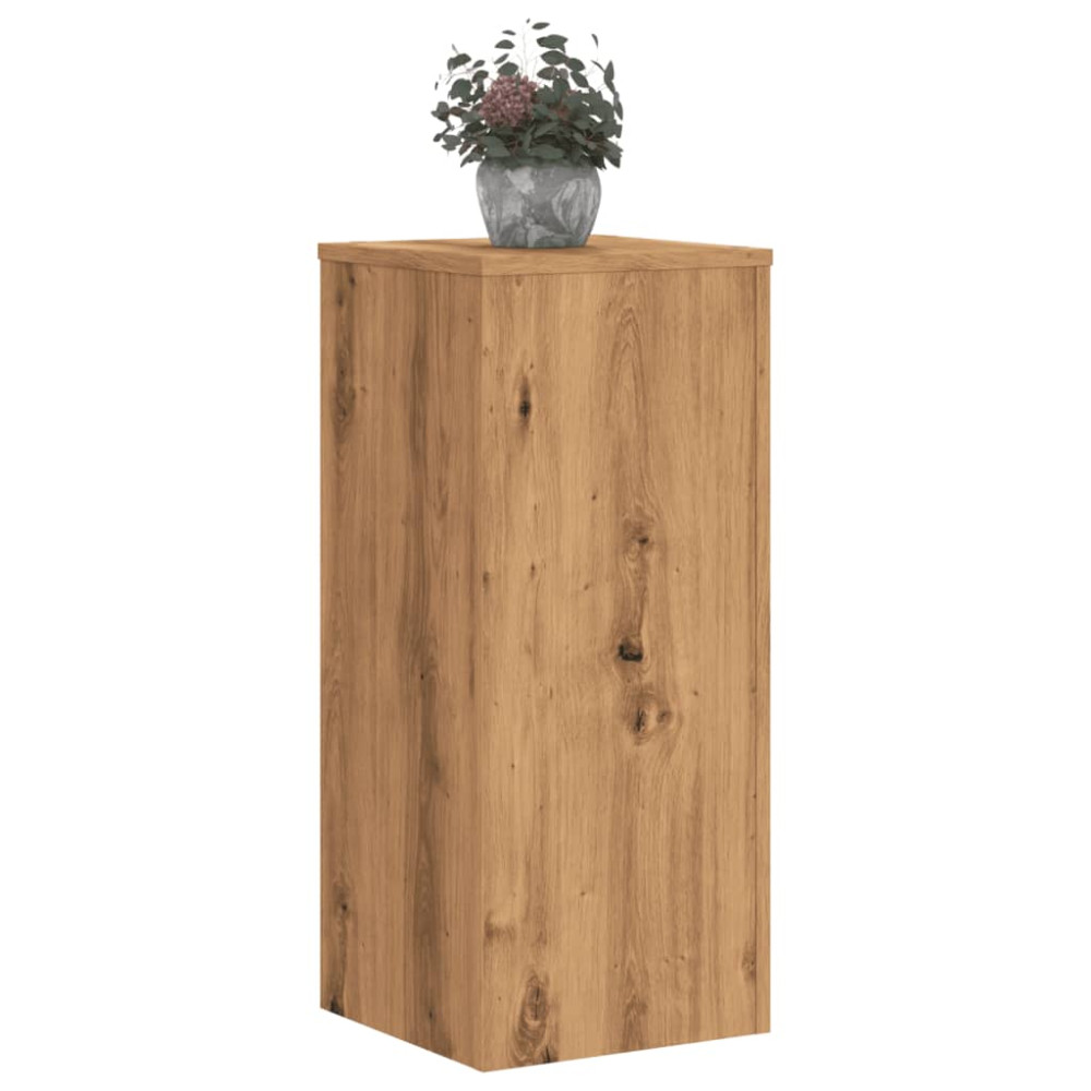 Produktbild för Växtställ 2 st ek 30x30x70 cm konstruerat trä