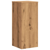 Produktbild för Växtställ 2 st ek 30x30x70 cm konstruerat trä