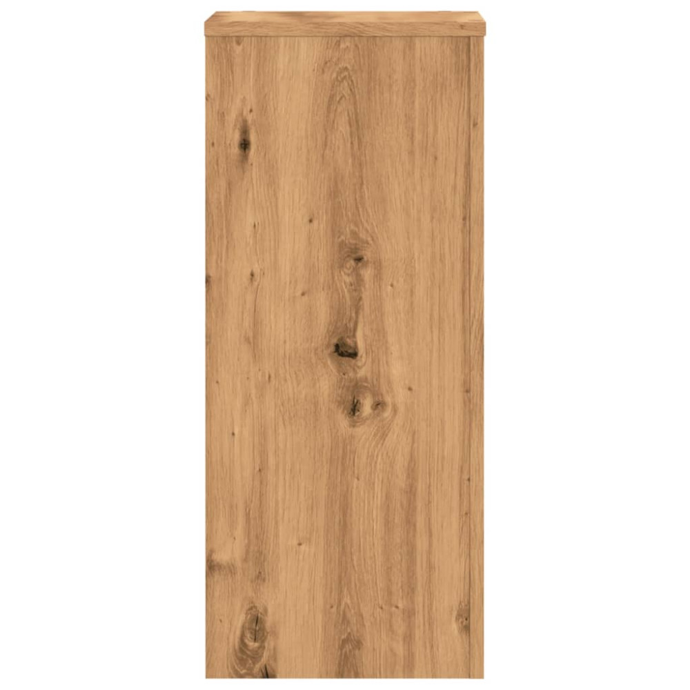 Produktbild för Växtställ 2 st ek 30x30x70 cm konstruerat trä