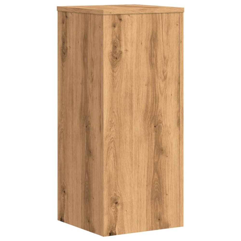 Produktbild för Växtställ 2 st ek 30x30x70 cm konstruerat trä
