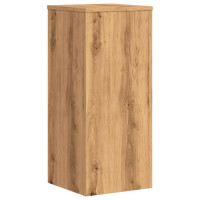 Produktbild för Växtställ 2 st ek 30x30x70 cm konstruerat trä