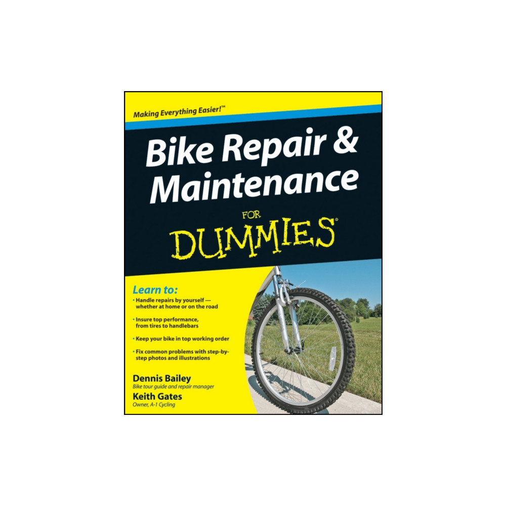 Produktbild för Bike Repair and Maintenance For Dummies (häftad, eng)
