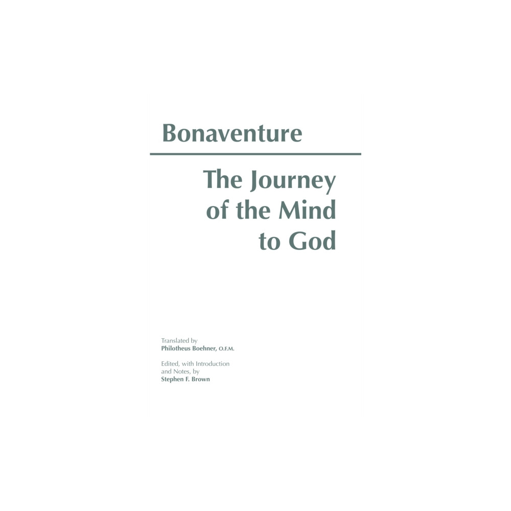 Produktbild för The Journey of the Mind to God (häftad, eng)