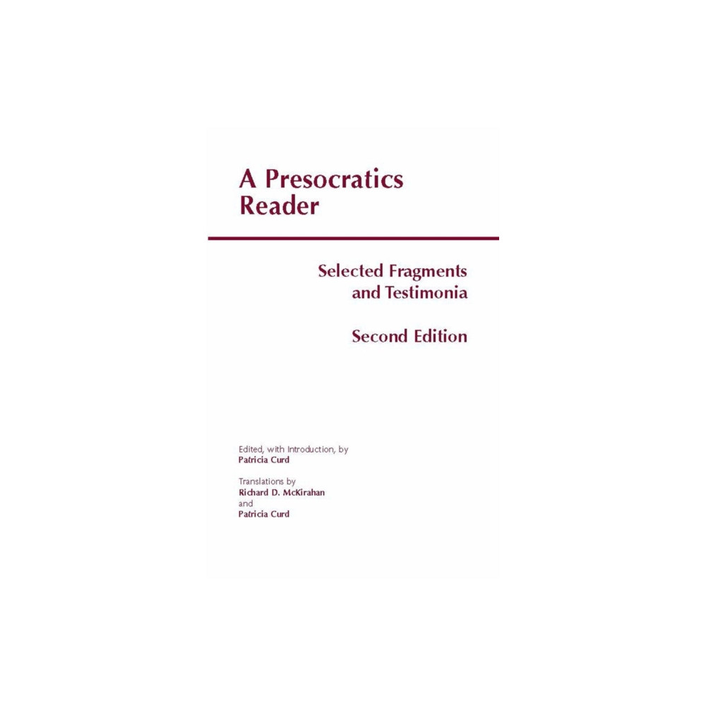 Produktbild för A Presocratics Reader (häftad, eng)