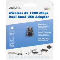 Produktbild för USB 2.0 Wifi-adapter AC 1200Mbit/s