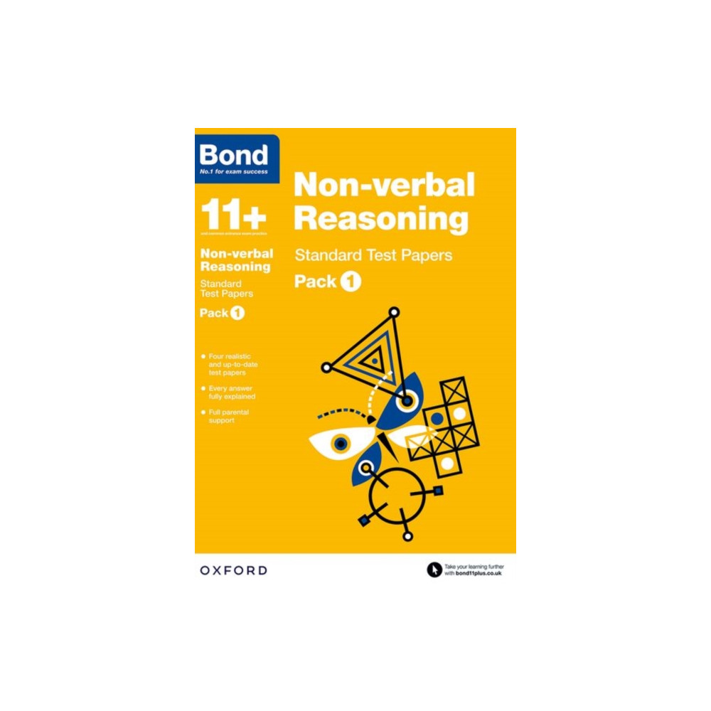Produktbild för Bond 11+: Non-verbal Reasoning: Standard Test Papers: Ready for the 2026 exam (for GL Assessment & other 11 plus exams) (häftad, eng)