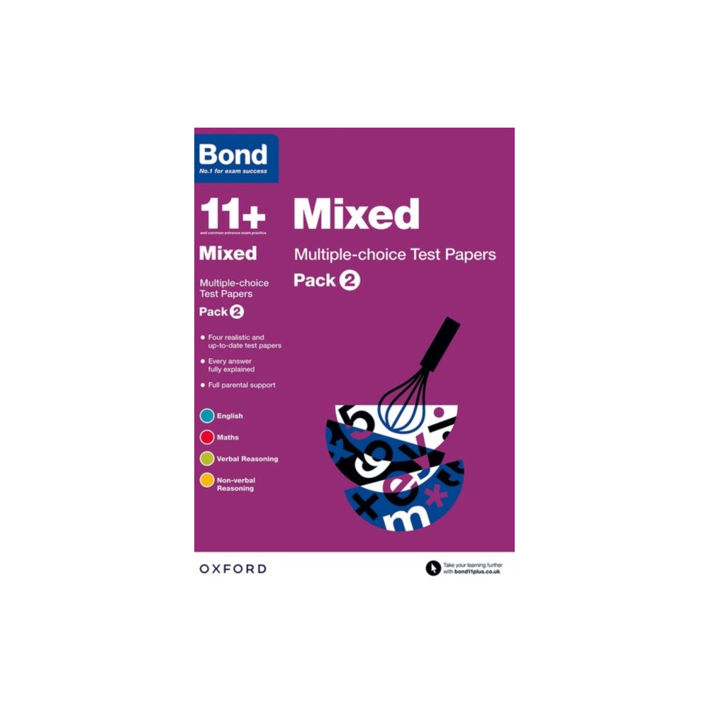Produktbild för Bond 11+: Mixed: Multiple-choice Test Papers (for GL Assessment & other 11 plus exams) (häftad, eng)