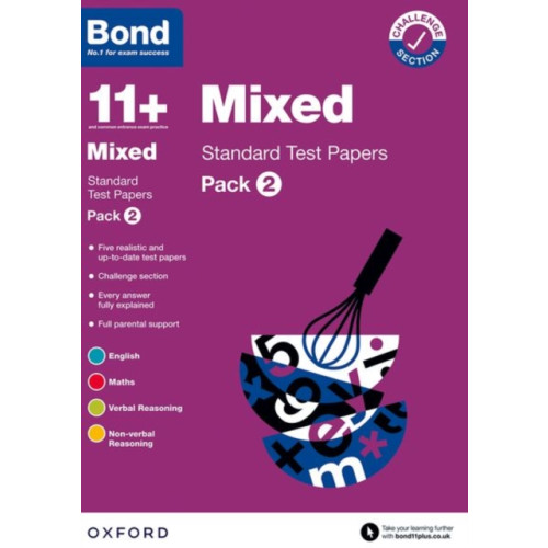 Oxford University Press Bond 11+: Bond 11+ Mixed Standard Test Papers: Pack 2: For 11+ GL assessment and Entrance Exams (häftad, eng)