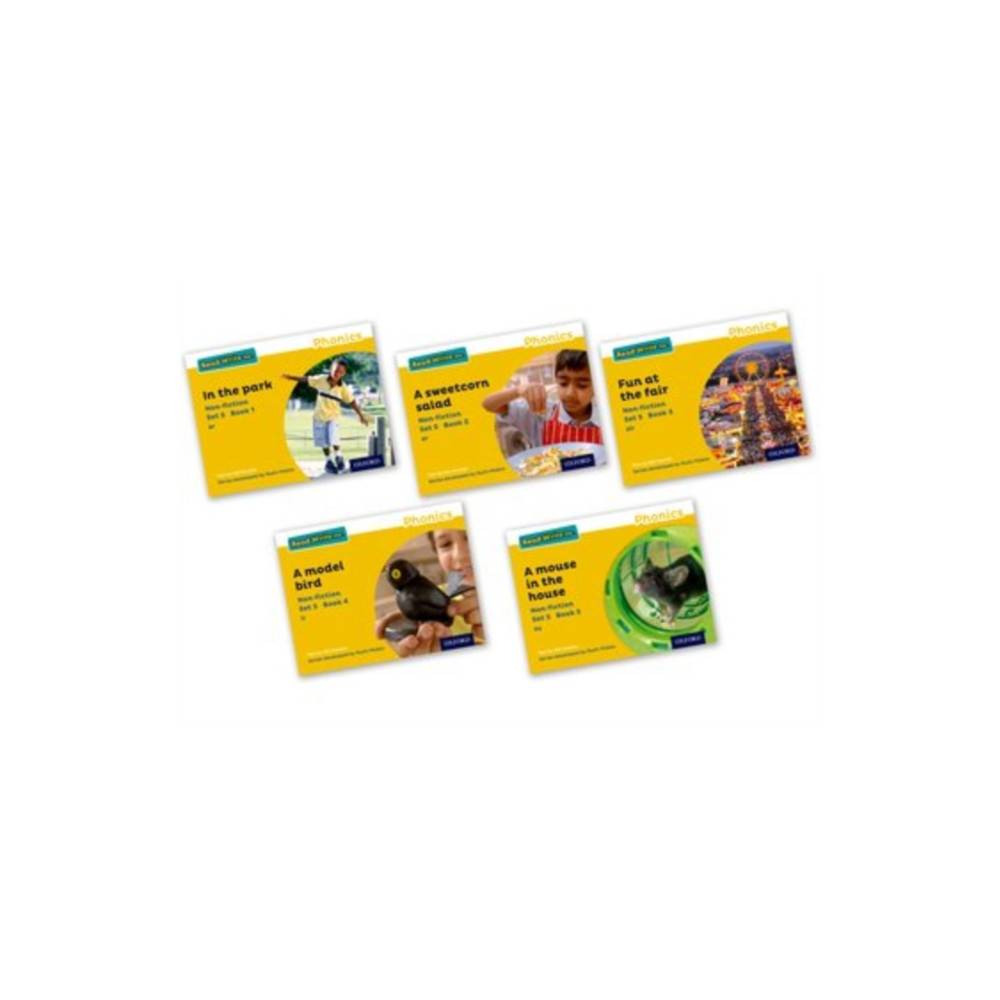 Produktbild för Read Write Inc. Phonics: Yellow Set 5 Non-fiction books (Mixed Pack of 5) (häftad, eng)