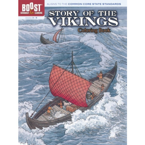 Dover publications inc. Story of the Vikings Coloring Book (häftad, eng)