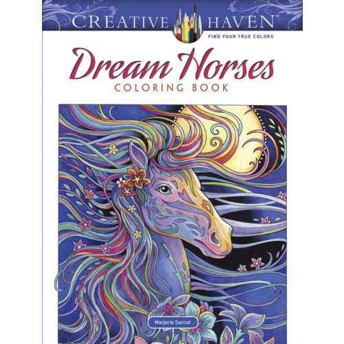 Dover publications inc. Creative Haven Dream Horses Coloring Book (häftad, eng)