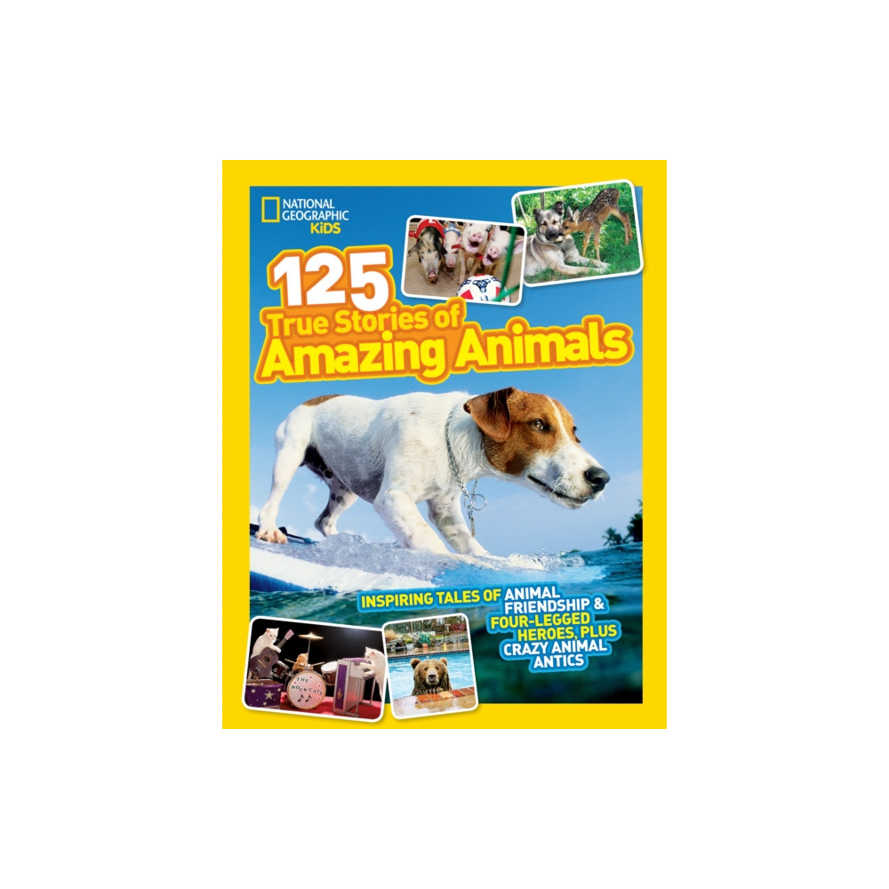 Produktbild för 125 True Stories of Amazing Animals (häftad, eng)