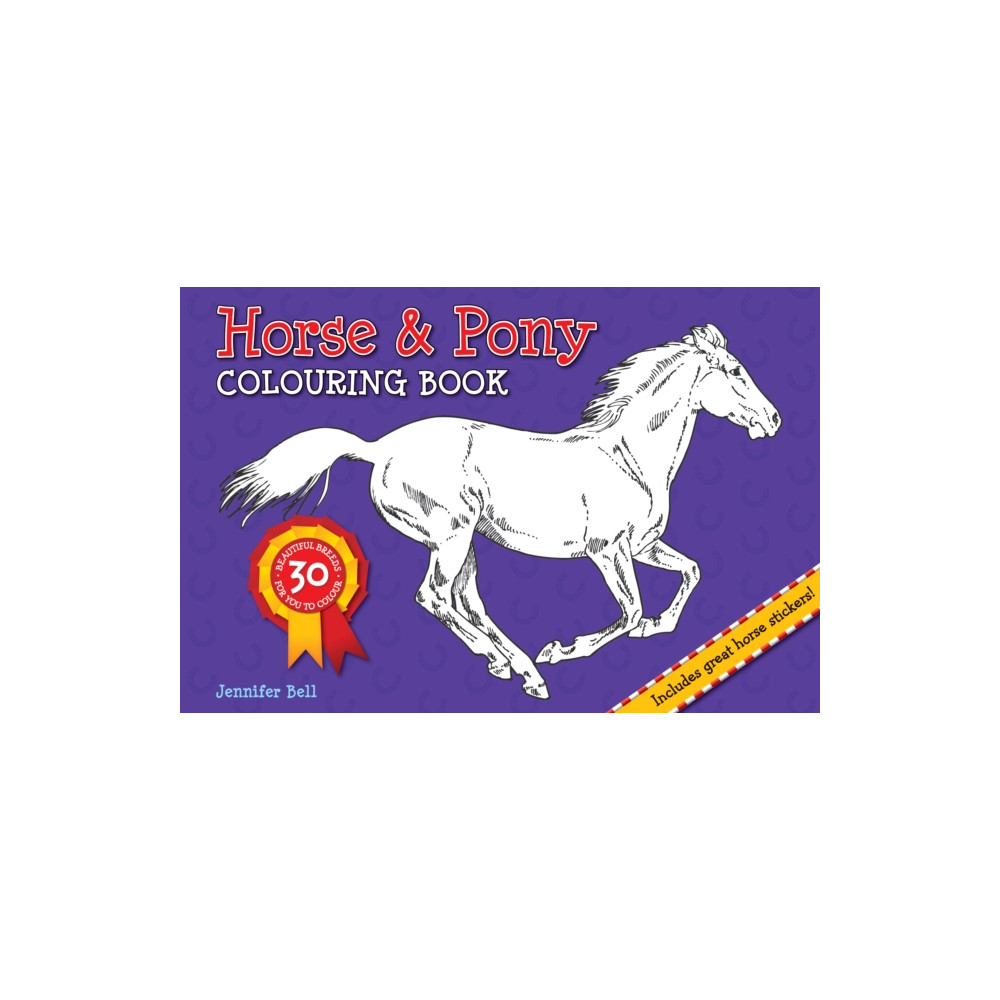 Produktbild för Horse and Pony Colouring Book (häftad, eng)