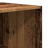 Produktbild för Garderob åldrat trä 80x50x200 cm konstruerat trä