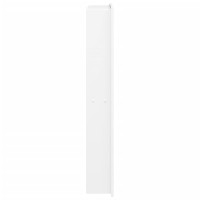 Produktbild för Duschnisch matt vit 32x62x9 cm rostfritt stål