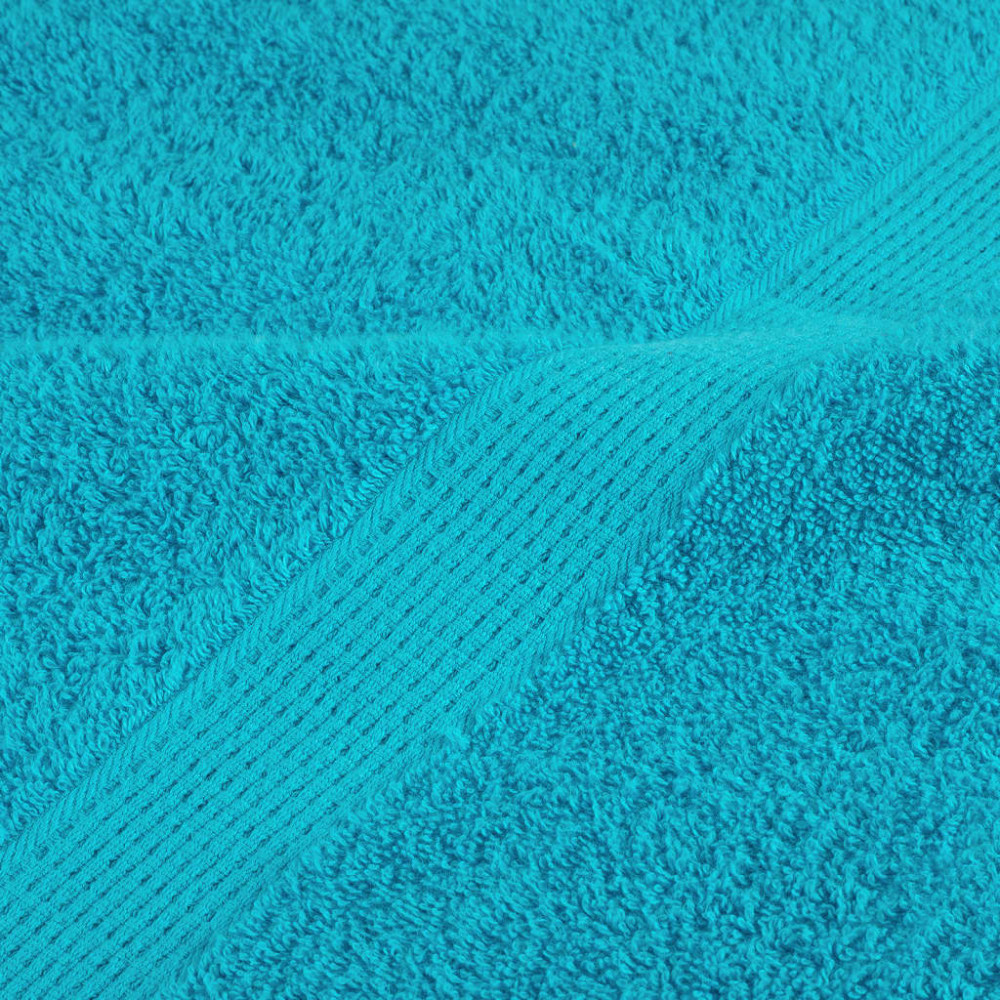 Produktbild för Premium gästhanddukar SOLUND 10 st turkos 30x50 cm 600 gsm