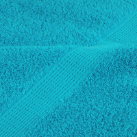 Produktbild för Premium gästhanddukar SOLUND 10 st turkos 30x50 cm 600 gsm