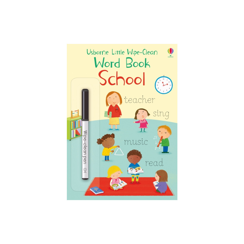 Produktbild för Little Wipe-Clean Word Book School (häftad, eng)