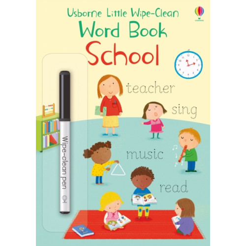 Usborne Publishing Ltd Little Wipe-Clean Word Book School (häftad, eng)