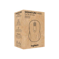 Produktbild för Logitech Signature M650 for Business - mus - 2.4 GHz, Bluetooth - offwhite