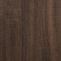 Produktbild för Bokhylla brun ek 68,5x32x68,5 cm konstruerat trä