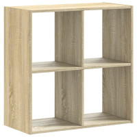 Produktbild för Bokhylla sonoma-ek 68,5x32x68,5 cm konstruerat trä