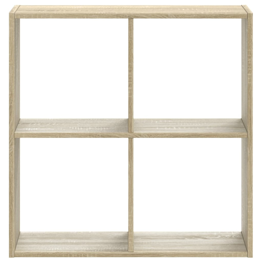 Produktbild för Bokhylla sonoma-ek 68,5x32x68,5 cm konstruerat trä